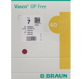 VASCO OP FREE gant Gr7.0 stérile s latex 40 paire