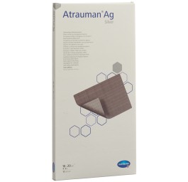 ATRAUMAN Ag compresses 10x20cm stériles 10 pce