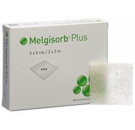 Melgisorb Plus pansement d'alginate 5x5cm stérile 10 pce