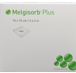 Melgisorb Plus pansement d'alginate 10x10cm stérile 10 pce