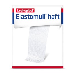 ELASTOMULL haft bande gaze 4mx10cm blanc rouleau