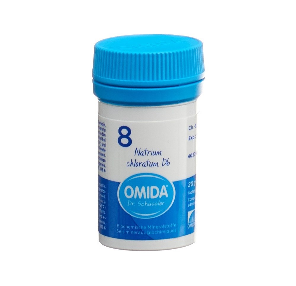 OMIDA SCHÜSSLER no8 natr chlor cpr 6 D bte 20 g