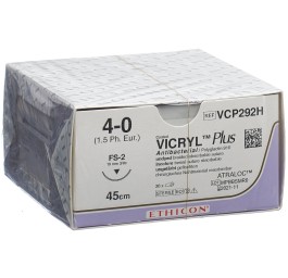 VICRYL PLUS 45cm incolore 4-0 FS-2S 36 pce