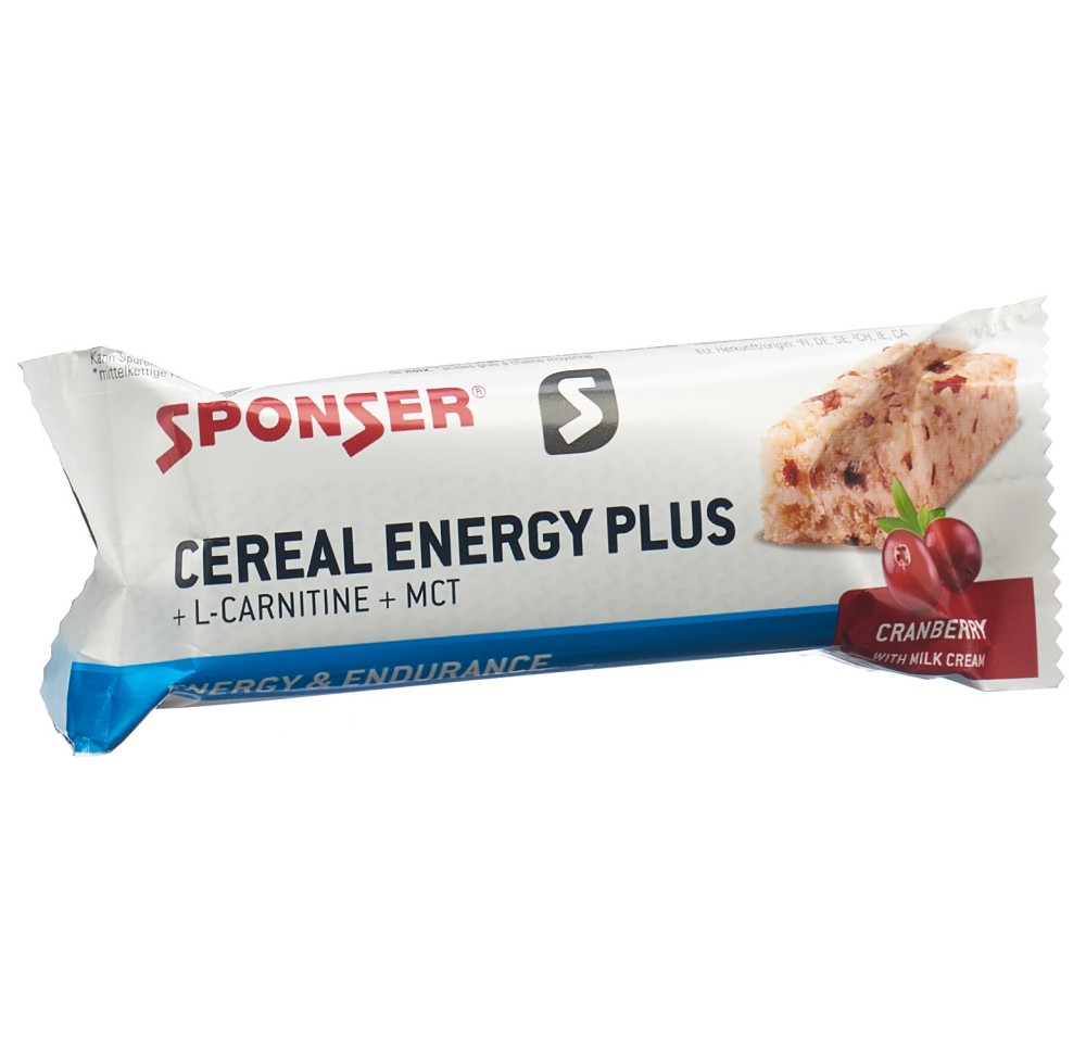 SPONSER Cereal Energy Plus Cranberry 40 g SPONSER Cereal Energy Plus Cranberry 40 g