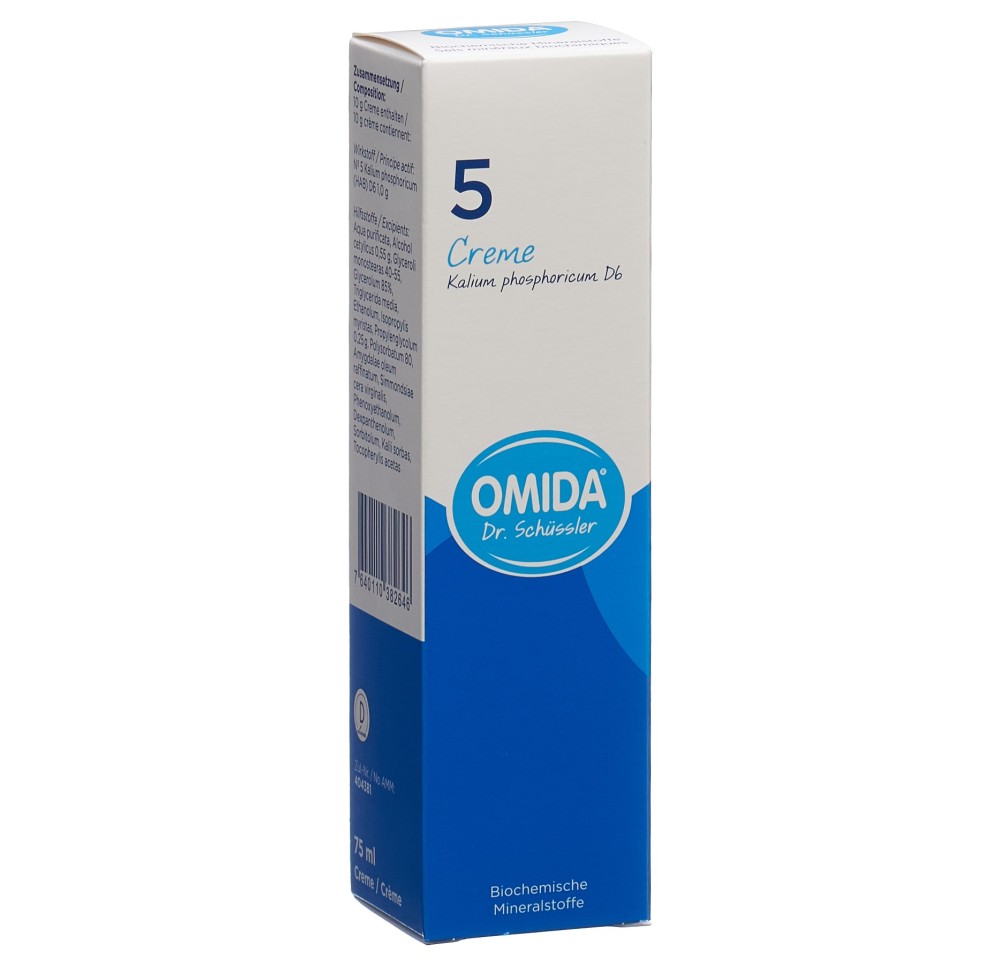 OMIDA SCHÜSSLER no5 kal phos crème 6 D tb 75 ml