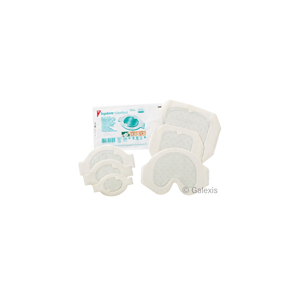 3M TEGADERM ABSORB pans vulnéra 14.9x15.2cm 5 pce 3M TEGADERM ABSORB pans vulnéra 14.9x15.2cm 5 pce
