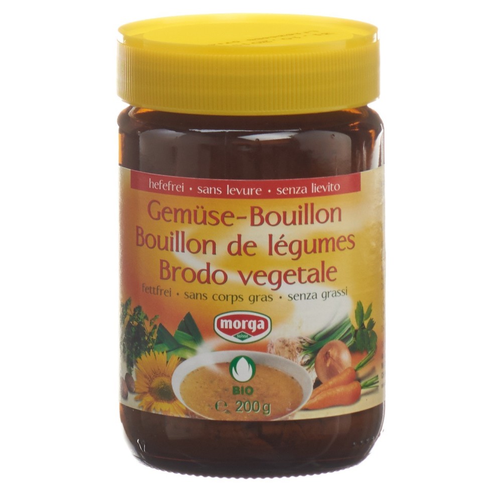 MORGA bouillon légume n gras s levure bio 200 g MORGA bouillon légume n gras s levure bio 200 g
