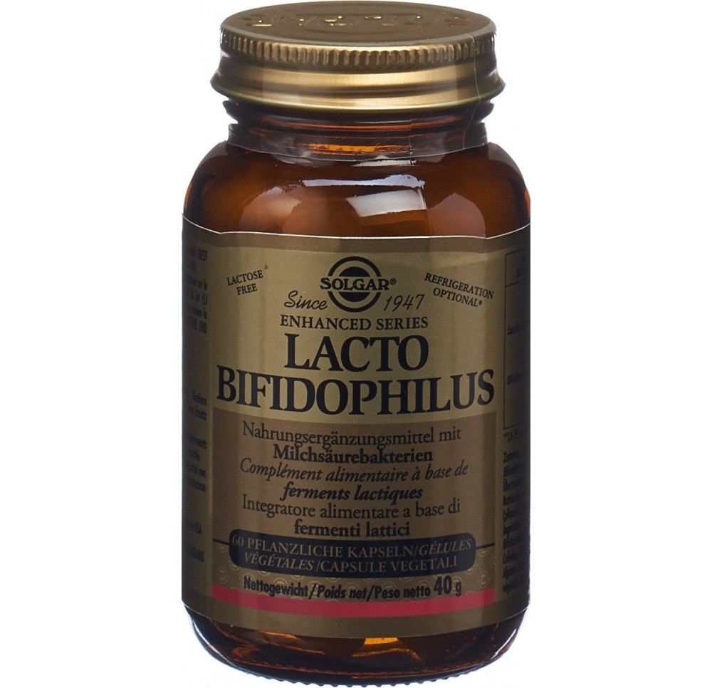 Solgar Lacto Bifidophilus caps fl 60 pce