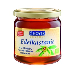 HOYER miel châtaigne toscana bio verre 500 g