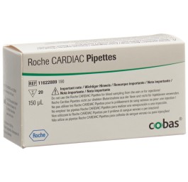 CARDIAC pipettes 150 mcl 20 pce