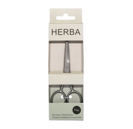 HERBA ciseaux à barbe et moustache inox
