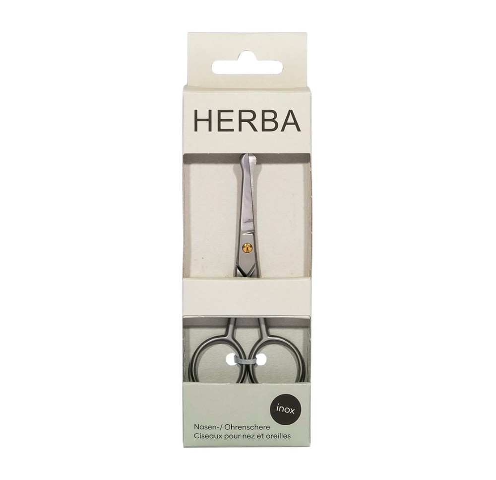 HERBA ciseaux pour le nez et oreilles inox