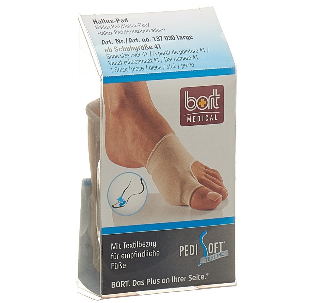 BORT PEDISOFT texline pad hallux L BORT PEDISOFT texline pad hallux L