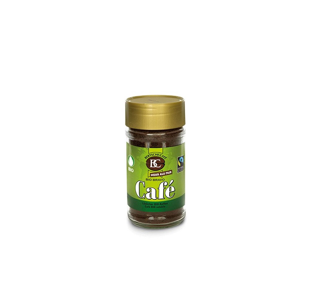 BC BERTSCHI CAFE Bio Bravo café solub verre 100 g BC BERTSCHI CAFE Bio Bravo café solub verre 100 g