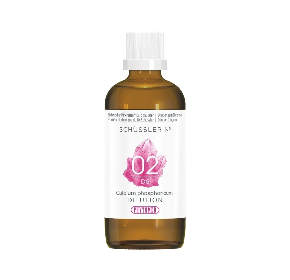 PHYTOMED SCHÜSSLER No2 calc phos dil 6 D 100 ml