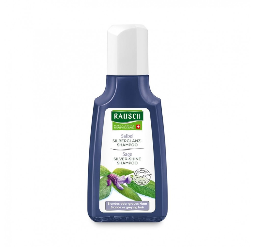 RAUSCH SHAMPOOING ÉCLAT ARGENTÉ à la sauge 40 ml