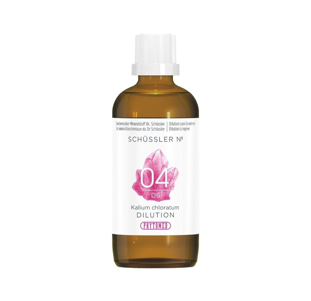 PHYTOMED SCHÜSSLER No4 kal chlorat dil 6 D 100 ml