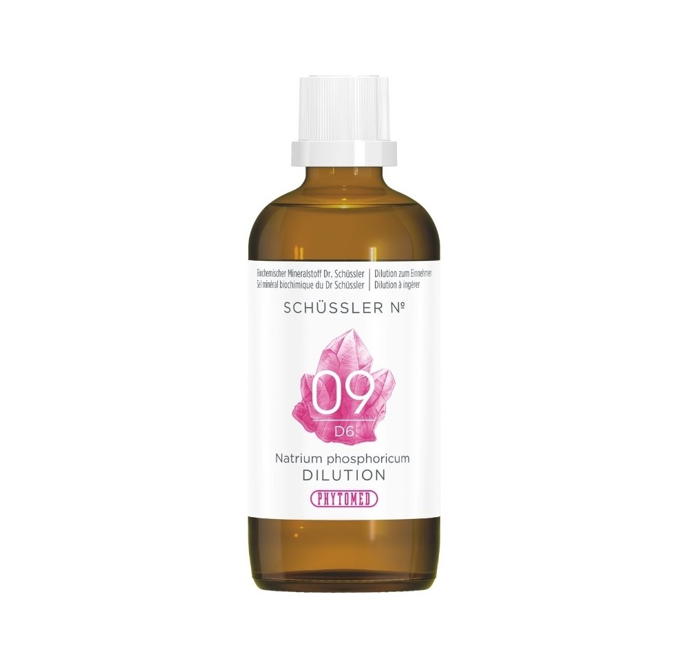 PHYTOMED SCHÜSSLER No9 natr phos dil 6 D 100 ml