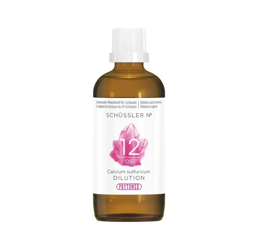 PHYTOMED SCHÜSSLER No12 calc sulf dil 6 D 100 ml