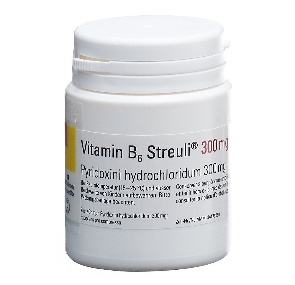 VITAMINE B6 Streuli cpr 300 mg bte 100 pce