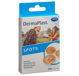 DERMAPLAST Spots rond chair 20 pce