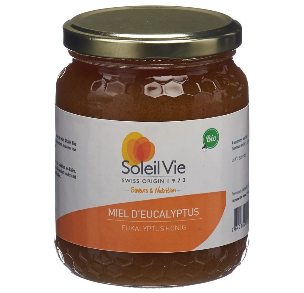 SOLEIL VIE miel d'eucalyptus bio 500 g SOLEIL VIE miel d'eucalyptus bio 500 g