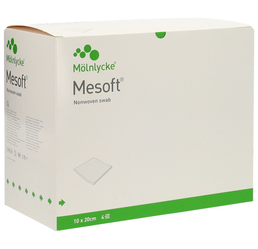 MESOFT NW compresses 10x20cm st 24 x 5 pce