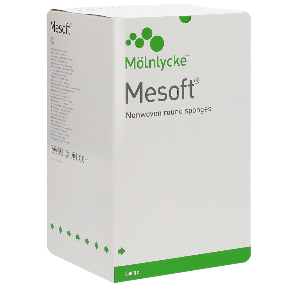 MESOFT NW tampons ronds 45mm stériles 14 x 5 pce