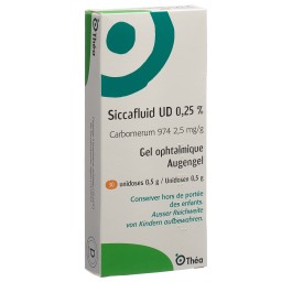 SICCAFLUID UD gel opht 0.25 % 30 monodos 0.5 g