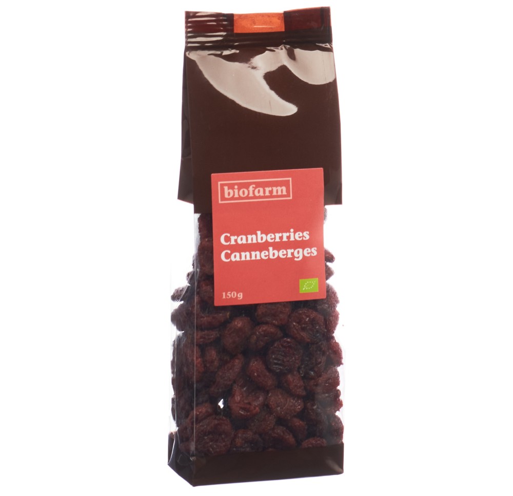 BIOFARM cranberries bio sach 150 g BIOFARM cranberries bio sach 150 g