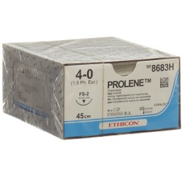 PROLENE 45cm bleu 4-0 FS-2S 36 pce