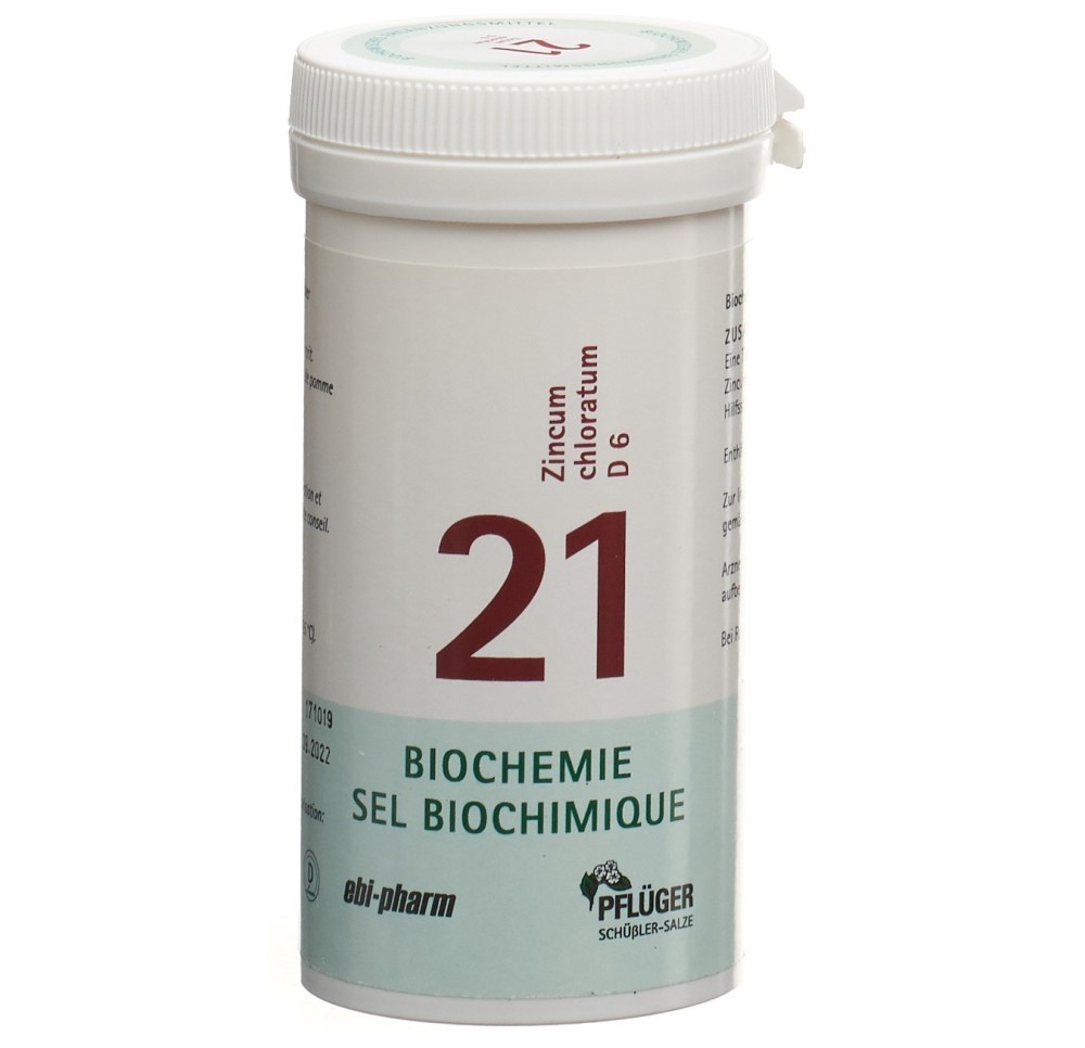 PFLÜGER SCHÜSSLER no21 zinc chlor cpr 6 D 100 g