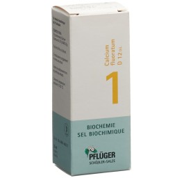 PFLÜGER SCHÜSSLER no1 calc fluo gouttes 12 D 30 ml