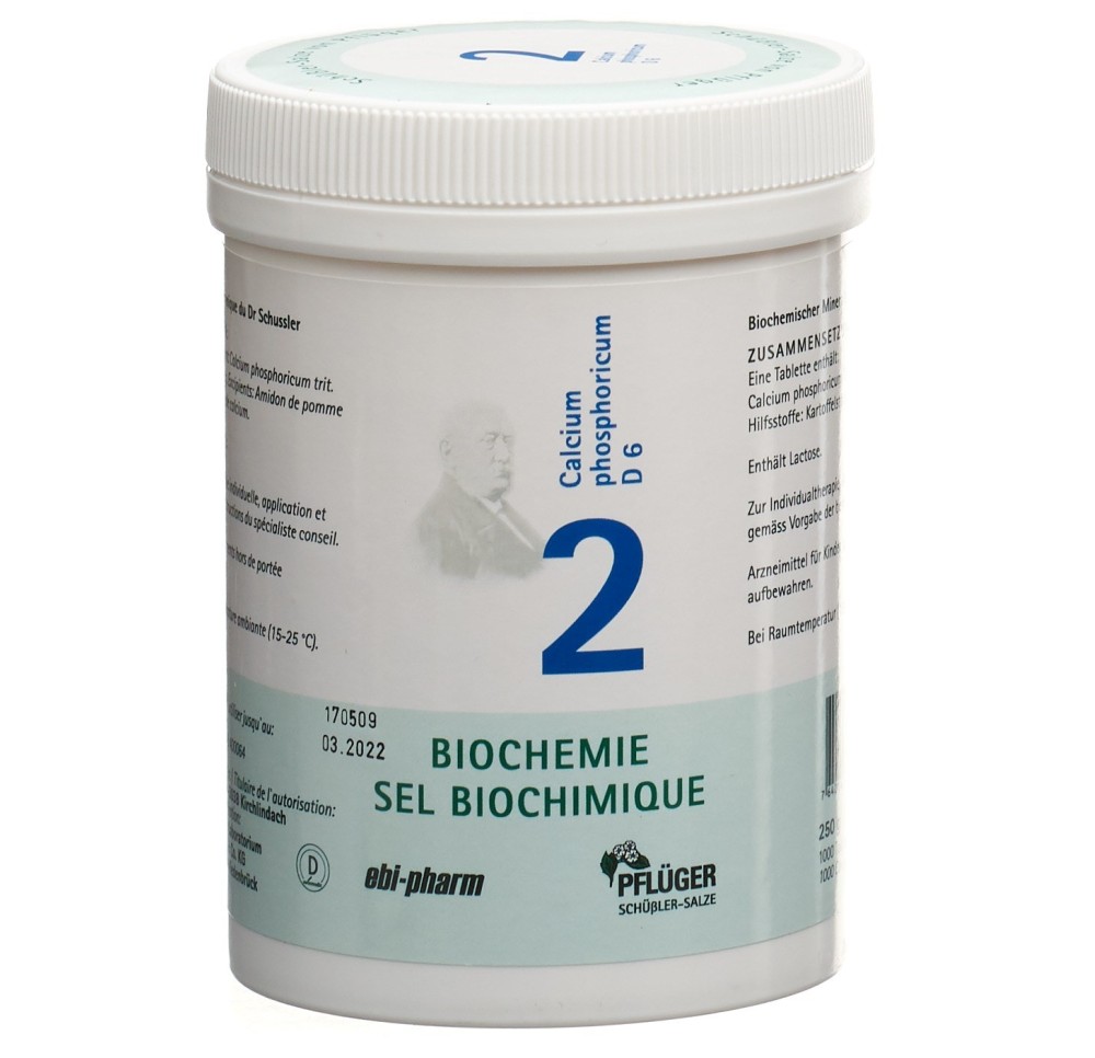 PFLÜGER SCHÜSSLER no2 calc phos cpr 6 D 250 g