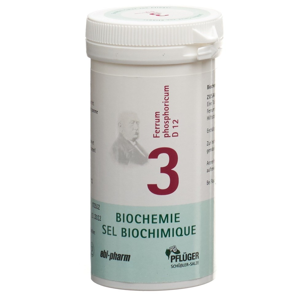 PFLÜGER SCHÜSSLER no3 ferr phos cpr 12 D 100 g