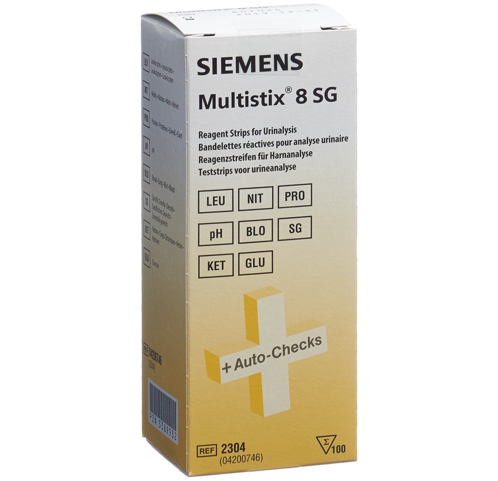 MULTISTIX 8 SG bandelettes 100 pce