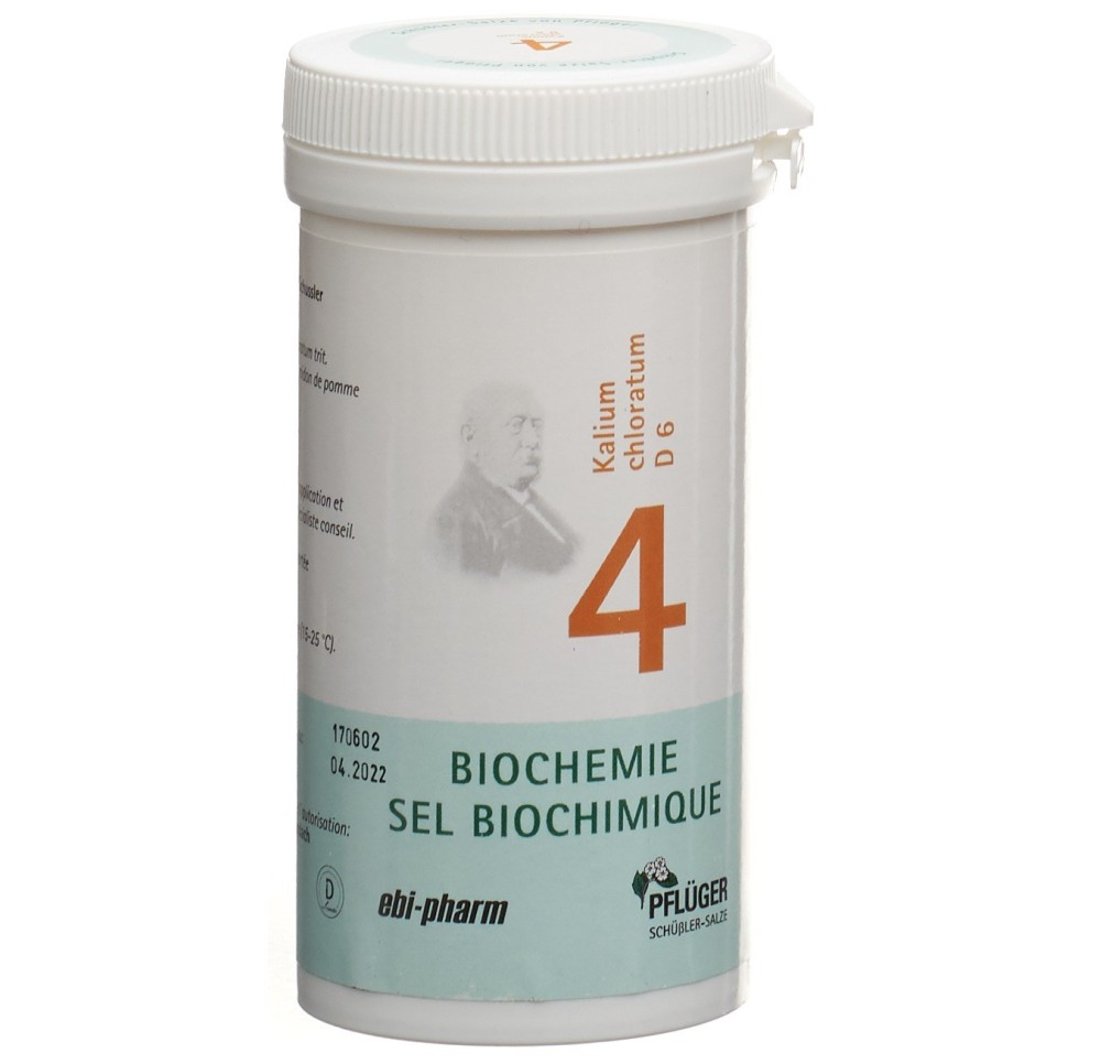 PFLÜGER SCHÜSSLER no4 kal chlor cpr 6 D 100 g