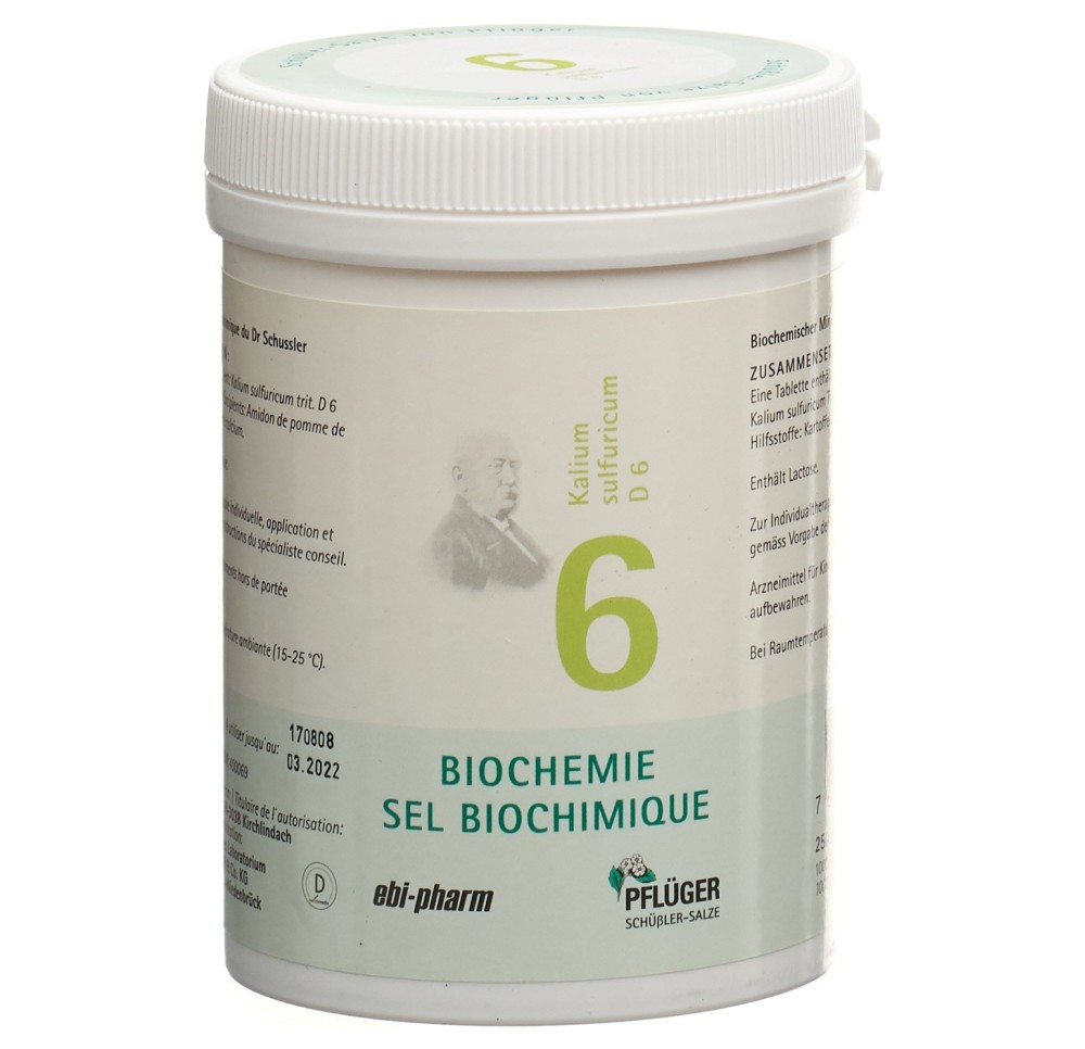 PFLÜGER SCHÜSSLER no6 kal sulf cpr 6 D 250 g