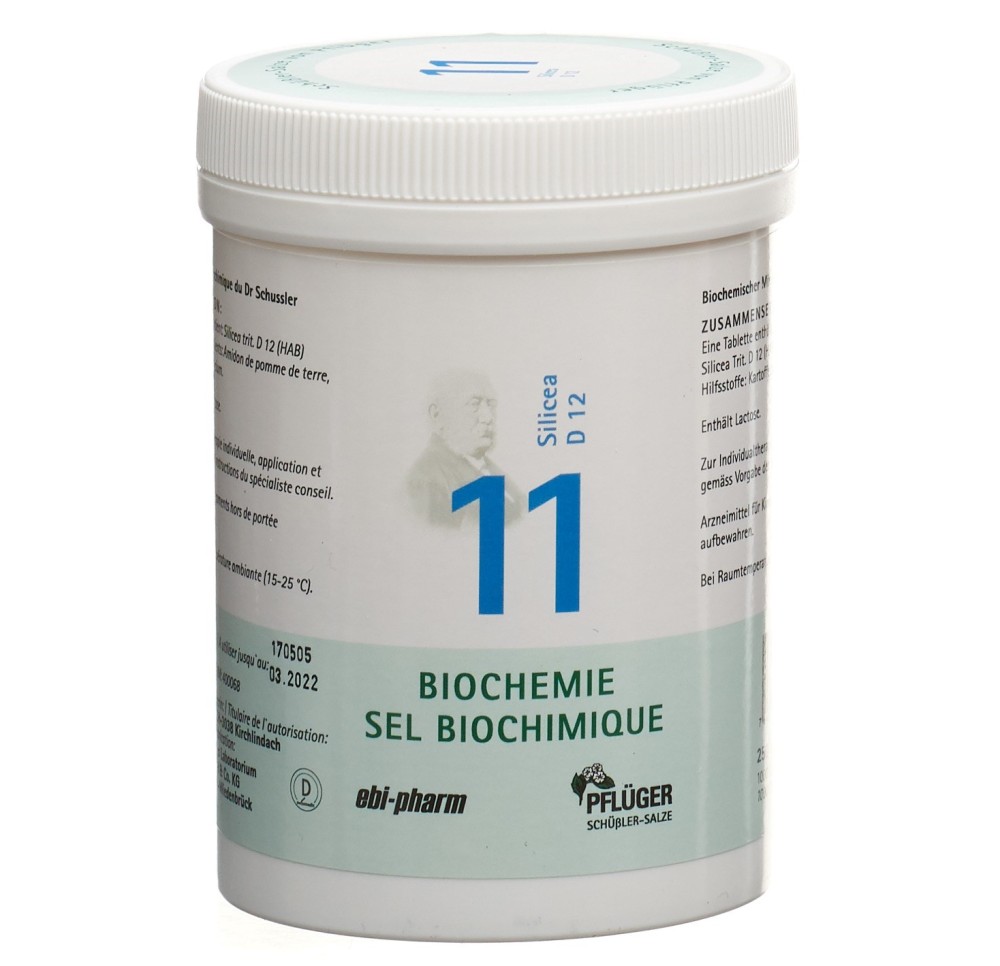 PFLÜGER SCHÜSSLER no11 silicea cpr 12 D 250 g