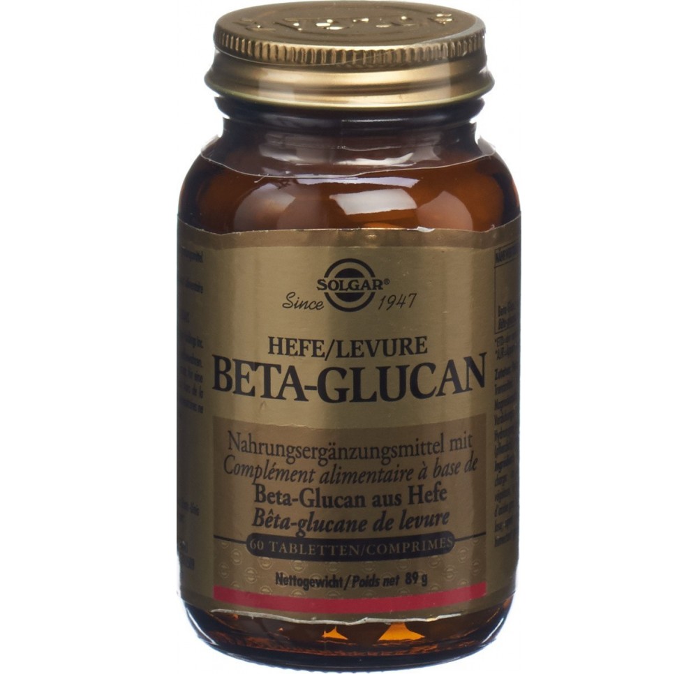 Solgar Levure Beta-Glucan cpr 60 pce