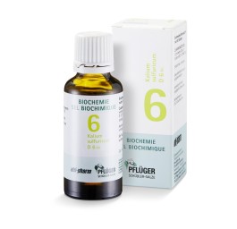 PFLÜGER SCHÜSSLER no6 kal sulf gouttes 6 D 30 ml