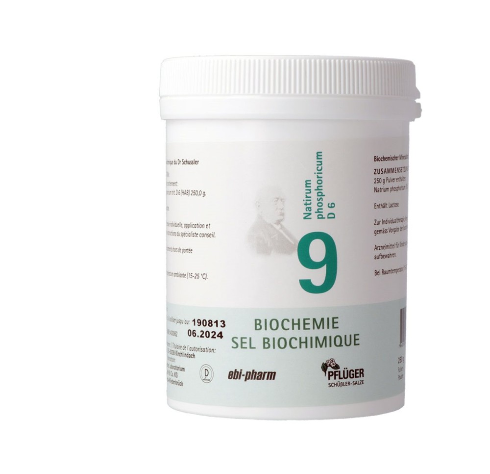 PFLÜGER SCHÜSSLER no9 natr phos pdr 6 D 250 g