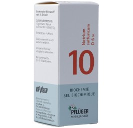 PFLÜGER SCHÜSSLER no10 natr sulf gouttes 6 D 30 ml