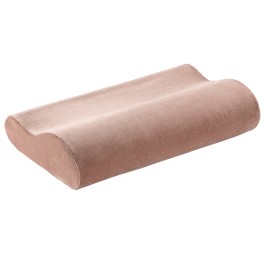 ELSA oreiller 50x11cm housse velours sable