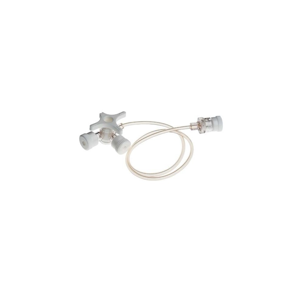 BD Connecta robinet 3 voies avec rallonge 50 pce