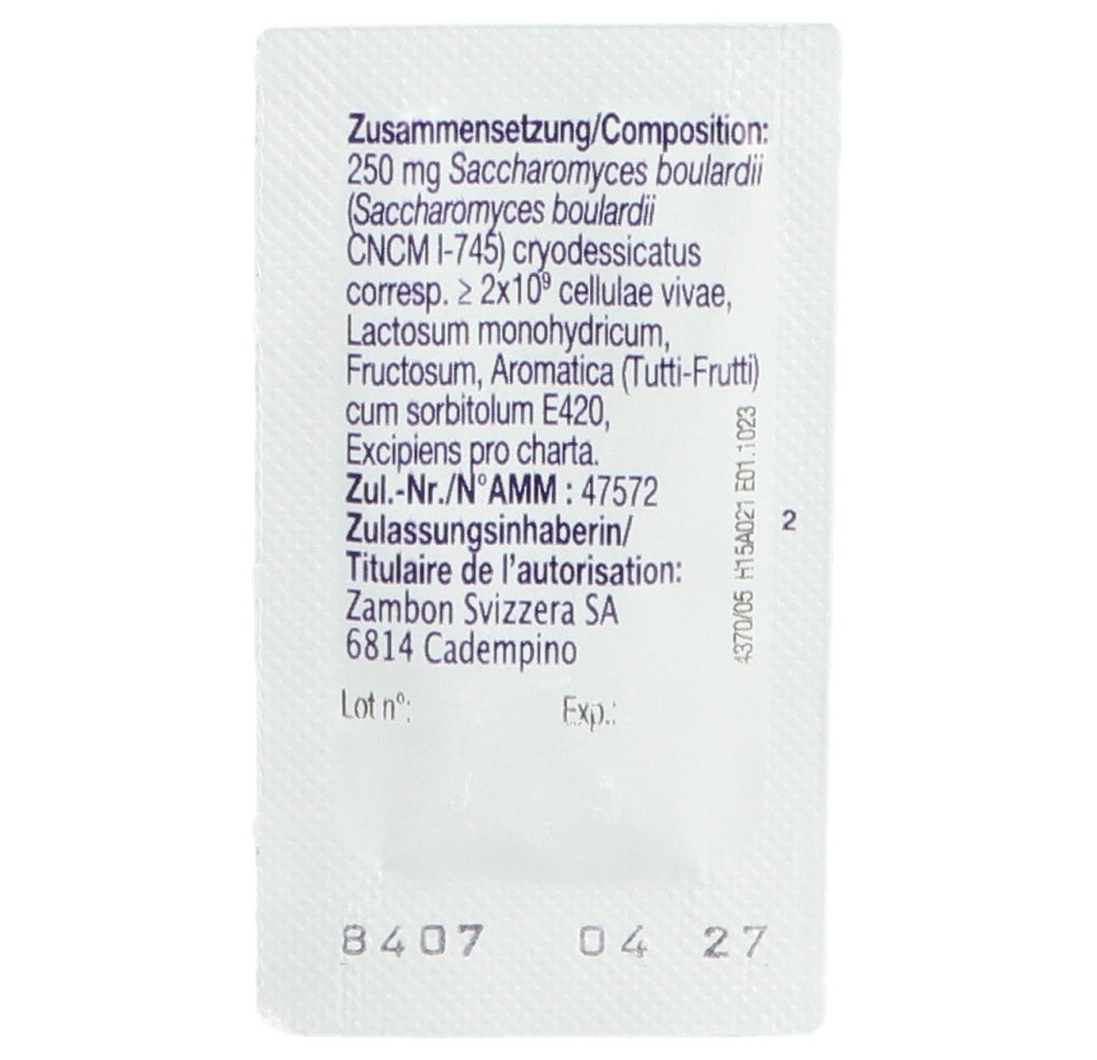PERENTEROL pdr 250 mg 10 sach 20 pce