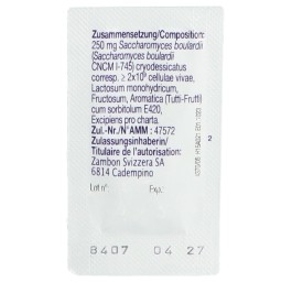PERENTEROL pdr 250 mg 10 sach 20 pce