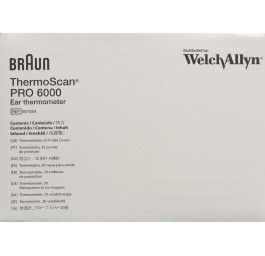 Welch Allyn Braun ThermoScan PRO 6000 thermomètre auriculaire