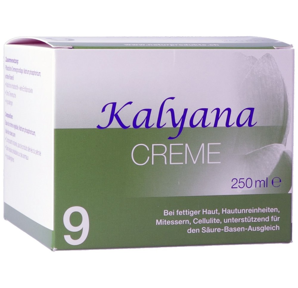 KALYANA 9 crème avec natrium phosphoricum 250 ml KALYANA 9 crème avec natrium phosphoricum 250 ml