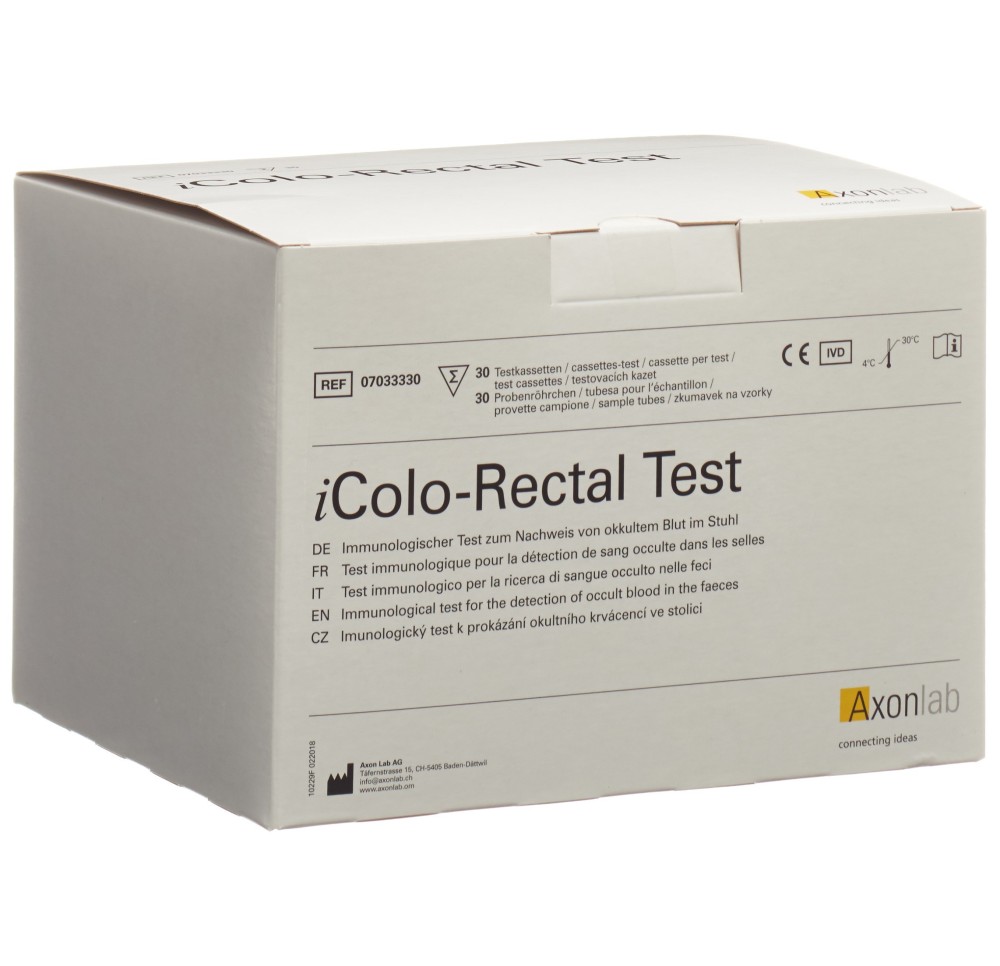 ICOLO RECTAL test rapide immunologique 30 pce